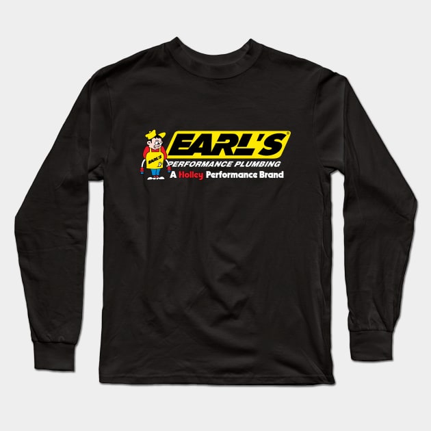 EARL'S PLUMBING Long Sleeve T-Shirt by bakingsoda